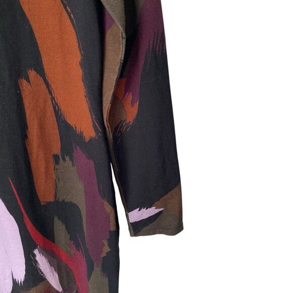 Ted Baker Lauryy Abstract Print Long Sleeve Dress size 3 Large - Picture 7 of 12